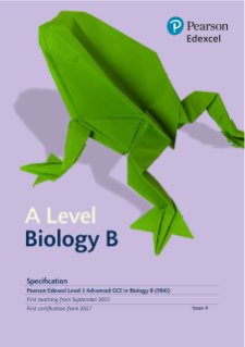 A level Biology B 2015 specification